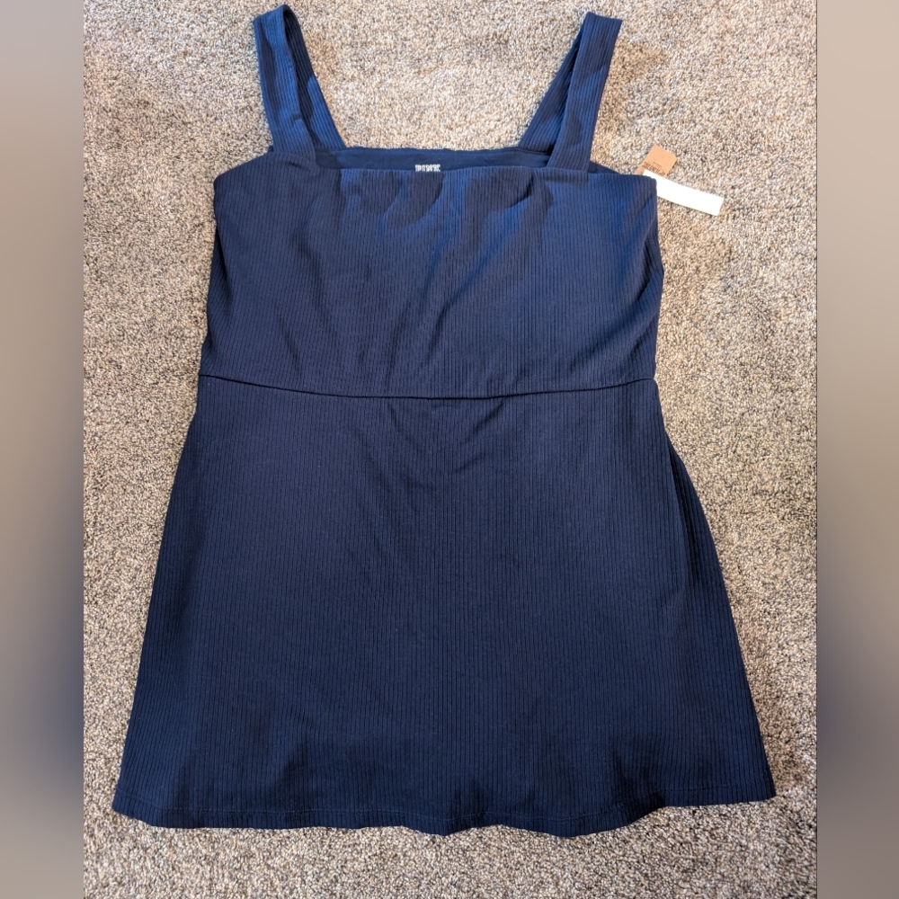 PINK Victoria's Secret Dark Blue Skort Romper With Pockets NWT Size XXL